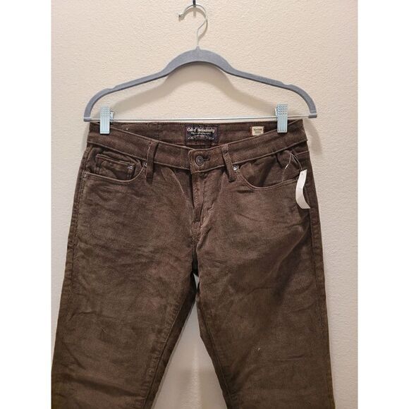 NWT Cult of Individuality Brown Teaser Skinny Corduroy Pants Size 28 - Picture 2 of 8